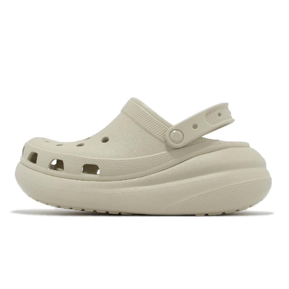 Crocs 卡駱馳   洞洞鞋 Classic Crush Clog 男鞋 女鞋 骨白色 超厚底 經典泡芙 克駱格  2075212Y2