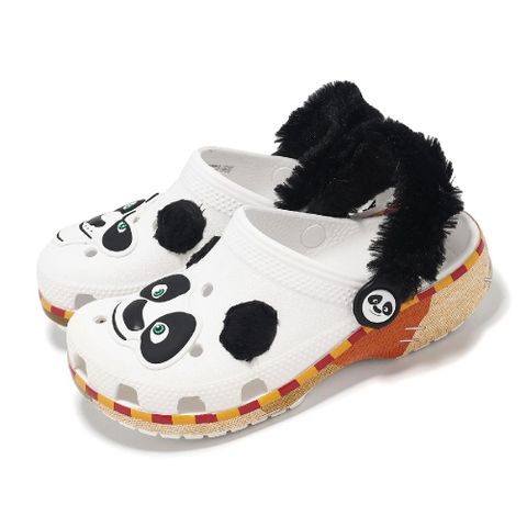 Crocs 卡駱馳 洞洞鞋 Kung Fu Panda Classic Clog K 中童 經典功夫熊貓小克駱格 209463100
