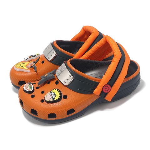 Crocs 卡駱馳 x 火影忍者 洞洞鞋 Naruto Classic Clog K 中童 漩渦鳴人 亮橘 小朋友 聯名 209460014