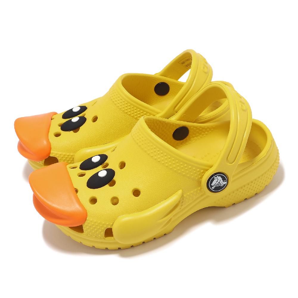 Crocs 卡駱馳   洞洞鞋 Classic I AM Rubber Ducky T 小童 向日葵 經典小鴨子克洛格 21001775Y