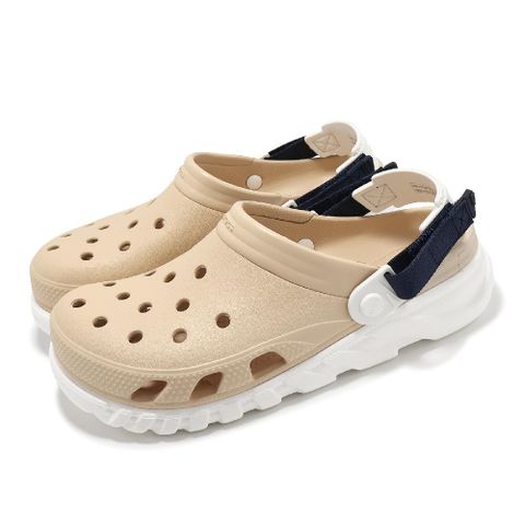 Crocs 卡駱馳 洞洞鞋 Duet Max II Clog 男鞋 女鞋 暖卡其 蝸輪克駱格 魔鬼氈 情侶鞋 2087762DS