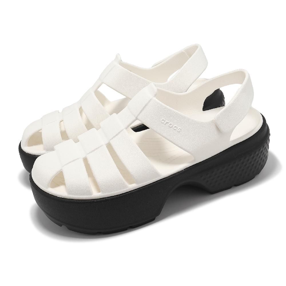 Crocs 卡駱馳   涼鞋 Stomp Fisherman Sandal 男鞋 女鞋 粉筆色 厚底 雪屋涼鞋 2099380WV