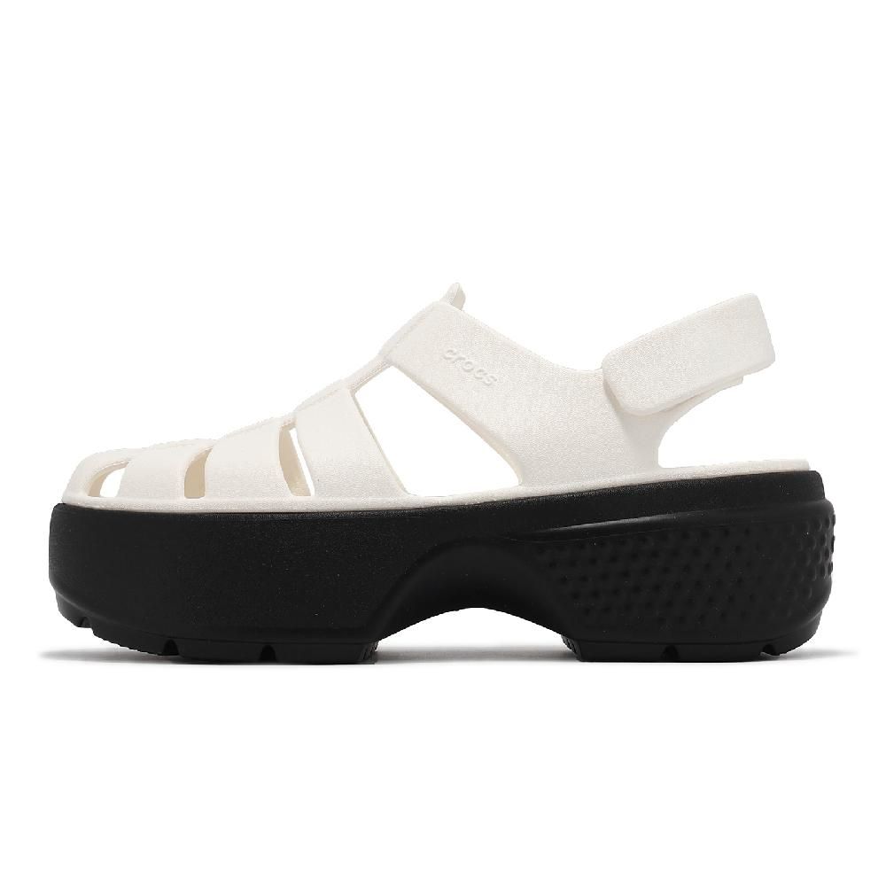 Crocs 卡駱馳   涼鞋 Stomp Fisherman Sandal 男鞋 女鞋 粉筆色 厚底 雪屋涼鞋 2099380WV