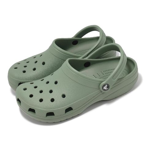 Crocs 卡駱馳 洞洞鞋 Classic 男鞋 女鞋 苔癬綠 經典克駱格 休閒鞋 10001308