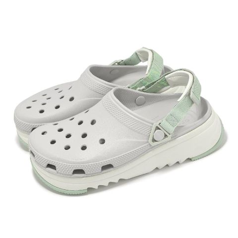 Crocs 卡駱馳 洞洞鞋 Hiker XcspMrbld Clog 男女鞋 大氣灰 經典獵戶印花克駱格 厚底 2096431FT