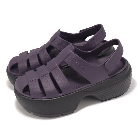 Crocs 卡駱馳 涼鞋 Stomp Fisherman Sandal 男鞋 女鞋 深鳶尾花 雪屋涼鞋 厚底 2099385AS