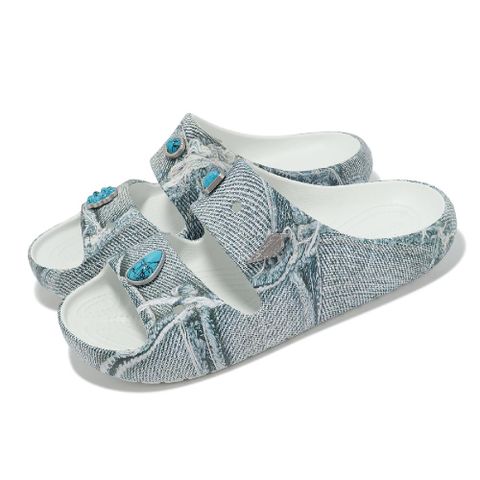 Crocs 卡駱馳 Crocs 卡駱馳 拖鞋 Classic Denim Sandal 男鞋 女鞋 月光灰 經典單寧涼鞋 涼拖鞋 2103771NK