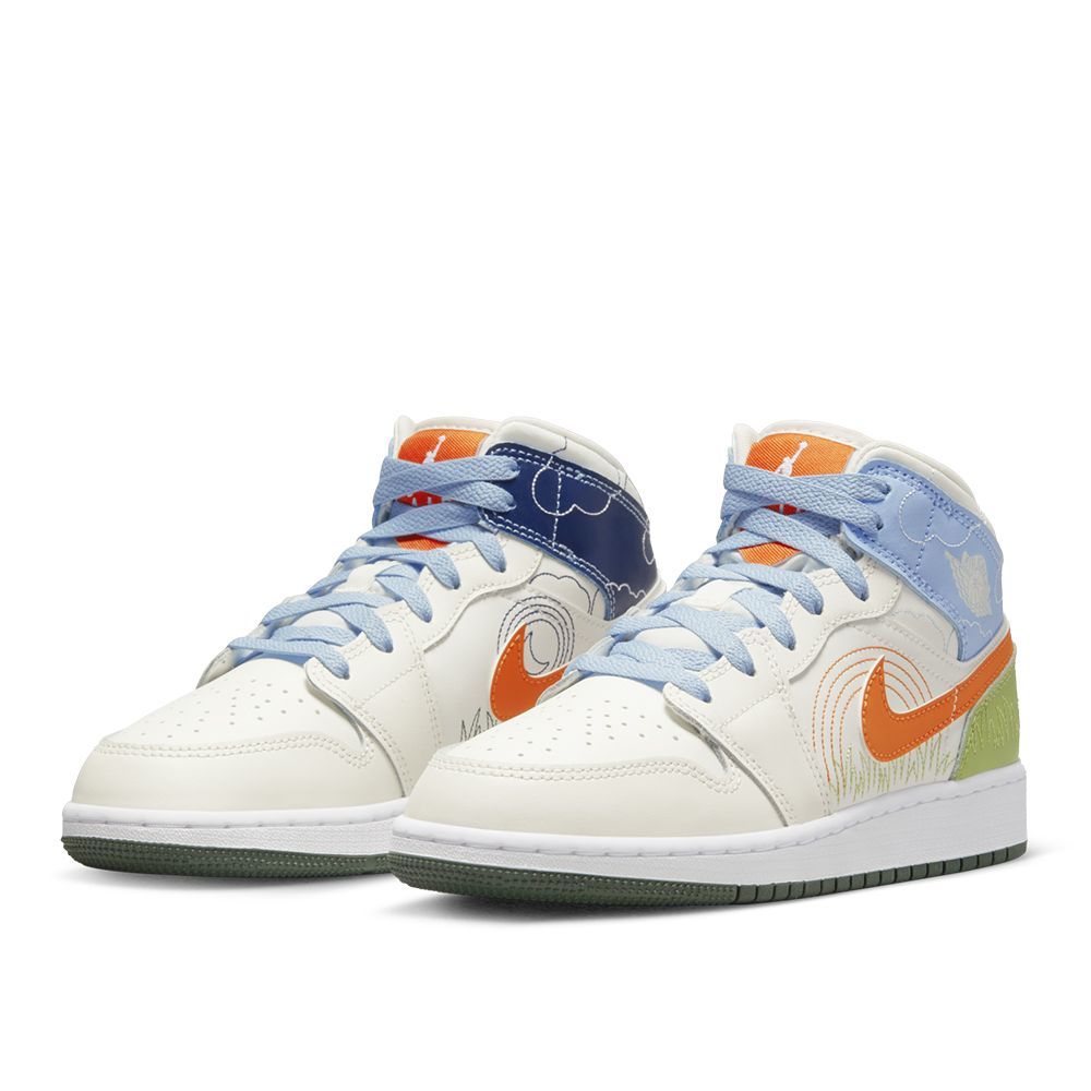 NIKE】AIR JORDAN 1 MID SE (GS) 大童鞋童鞋休閒鞋-DX2462100 - PChome