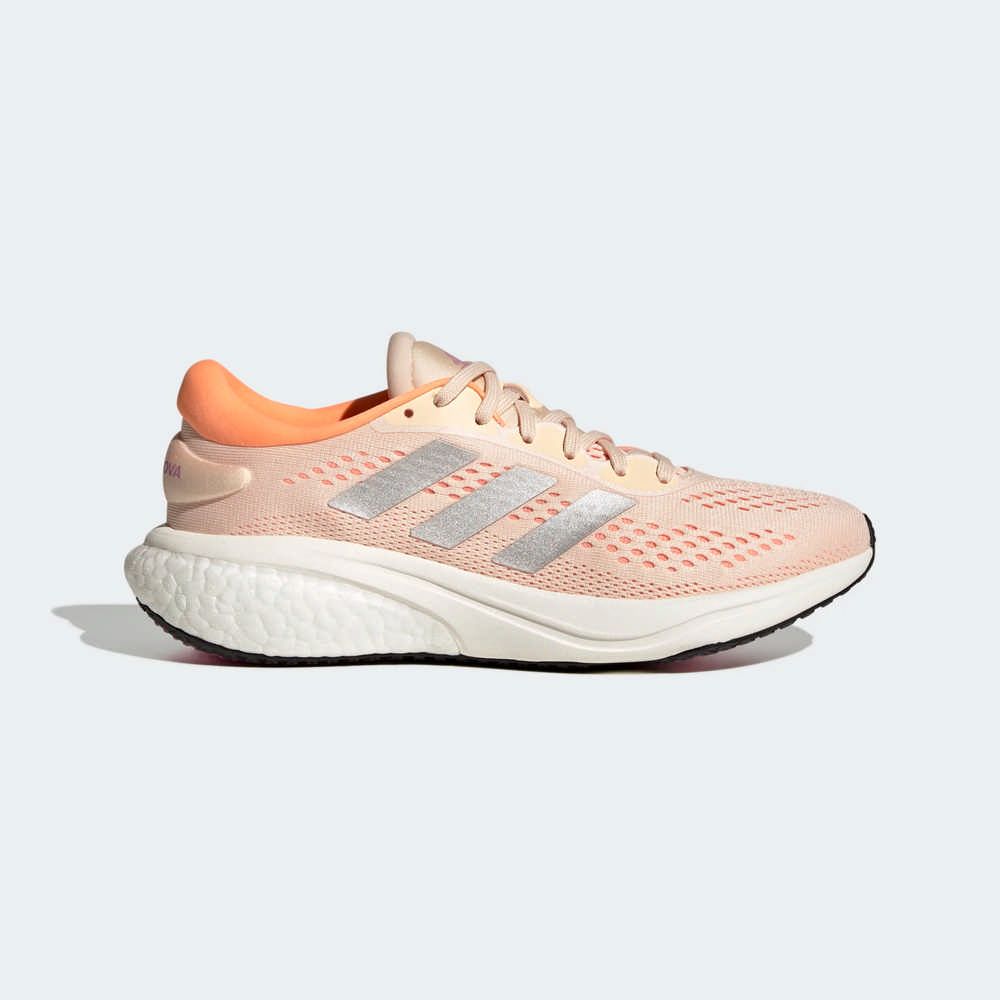 ADIDAS 愛迪達  SUPERNOVA 2 W 跑步鞋 女鞋 粉橘-GY1774