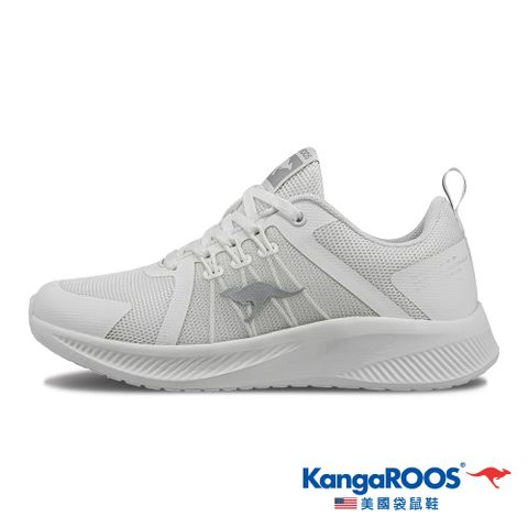 KangaROOS 美國袋鼠鞋 女鞋 RUN HOVER 透氣輕量跑鞋 運動鞋(白-KW32149)