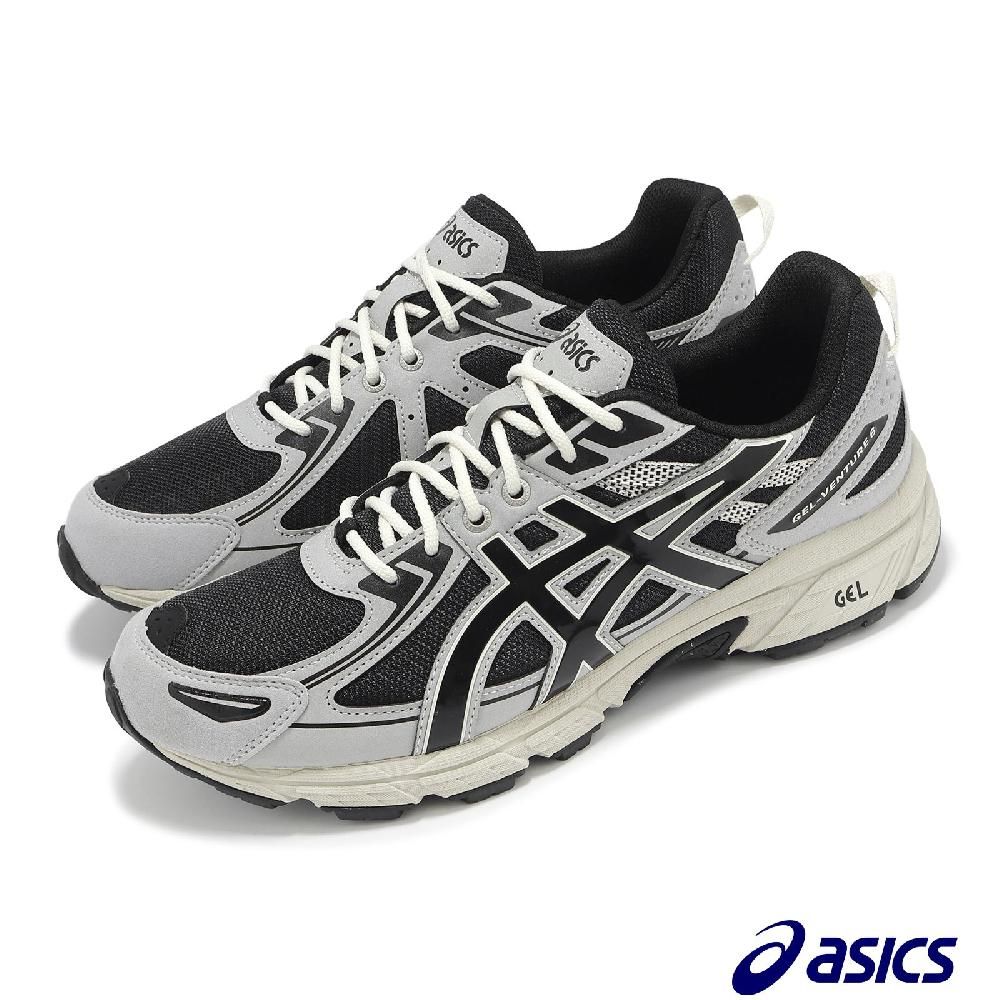 Asics 亞瑟士 Asics 亞瑟士 休閒鞋 GEL-Venture 6 男鞋 女鞋 灰 黑 運動鞋 戶外 健行 1203A438001