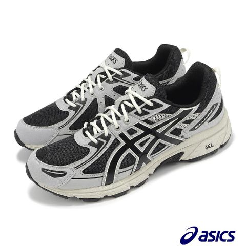 Asics 亞瑟士 休閒鞋 GEL-Venture 6 男鞋 女鞋 灰 黑 運動鞋 戶外 健行 1203A438001