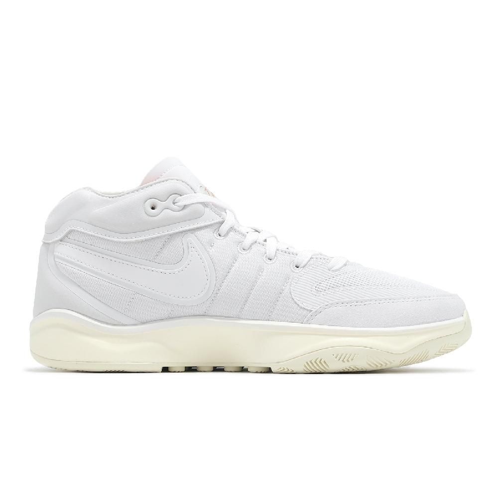 NIKE 耐吉 籃球鞋 Air Zoom G.T. Hustle 2 EP 男鞋 白 橘 膠底 復古 氣墊 運動鞋 DJ9404-104