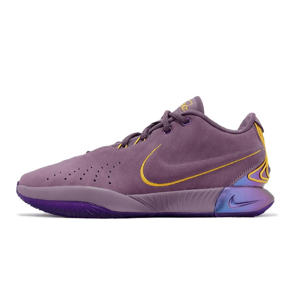 NIKE 耐吉 籃球鞋 LeBron XXI EP Violet Dust 男鞋 紫 金 LBJ 21代  FV2346-500