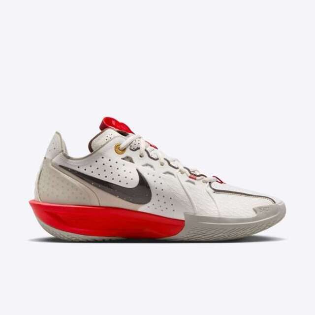 NIKE 耐吉 Nike G.T. Cut 3 HV5977-102 男 籃球鞋 CNY 蛇年 氣墊 緩震 支撐 米白 紅