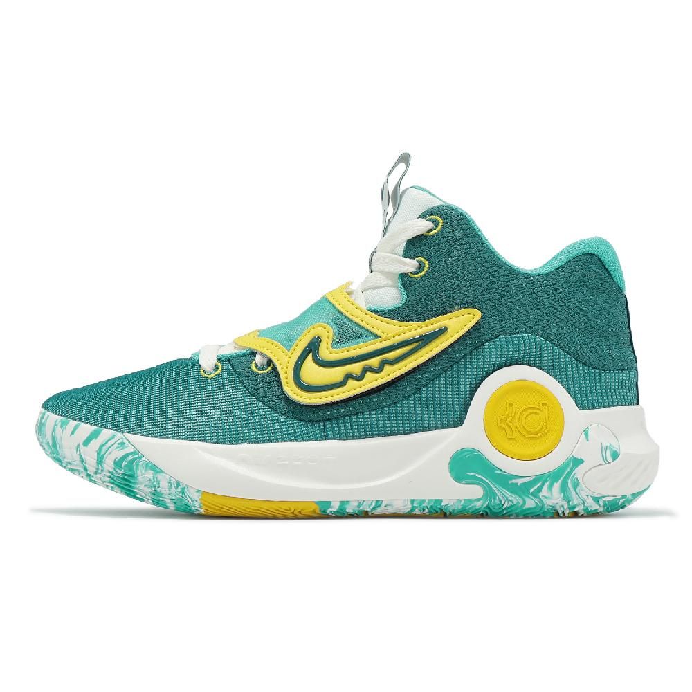 NIKE 耐吉 籃球鞋 KD Trey 5 X EP 男鞋 綠 黃 魔鬼氈 氣墊 Durant  DJ7554-300