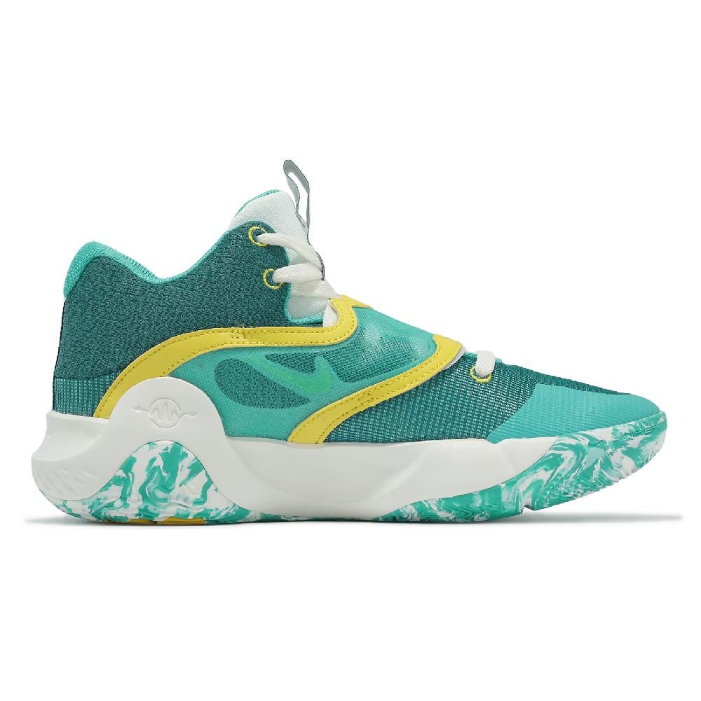 NIKE 耐吉 籃球鞋 KD Trey 5 X EP 男鞋 綠 黃 魔鬼氈 氣墊 Durant  DJ7554-300