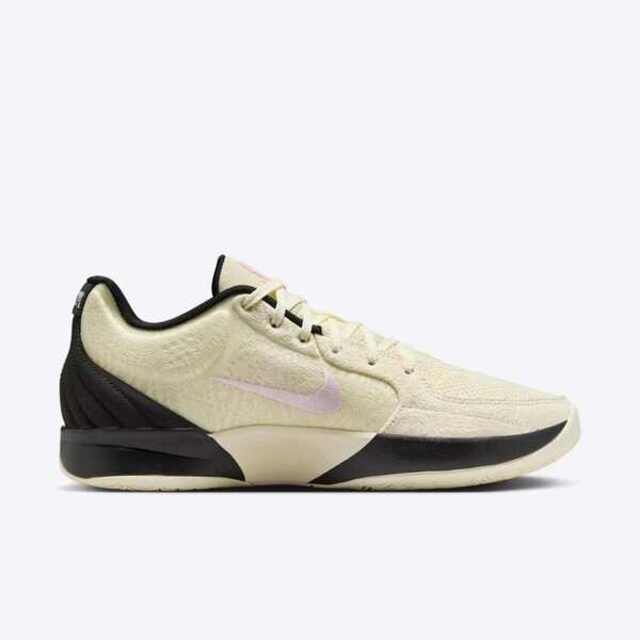 NIKE 耐吉 Nike JA 2 EP FD7327-100 男 籃球鞋 運動鞋 實戰 緩震 莫蘭特 粉勾 香草色