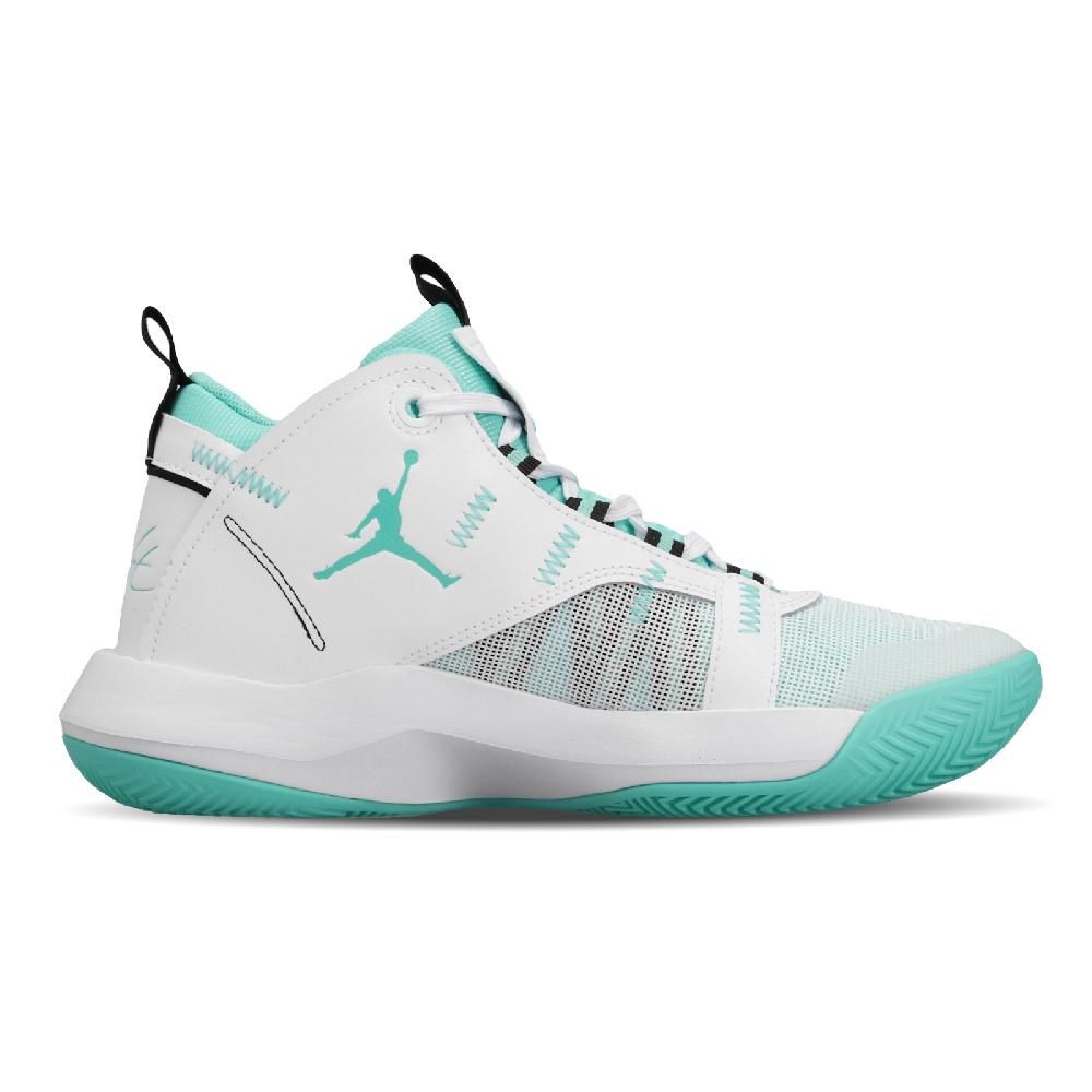 NIKE 耐吉 籃球鞋 Jordan Jumpman 2020 PF 男鞋 白 蒂芬妮綠 緩衝 運動鞋 BQ3448-103
