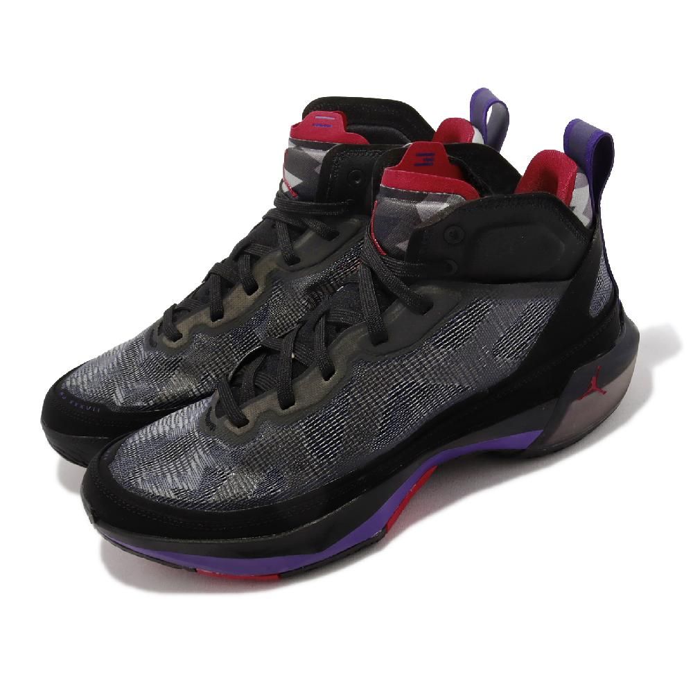 NIKE 耐吉 籃球鞋 Air Jordan XXXVII PF 37 黑 紫 紅 暴龍隊配色 男鞋 DV0747-065