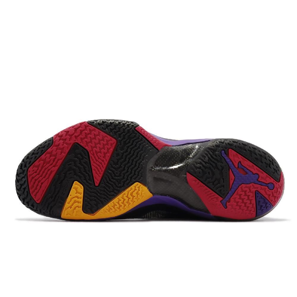 NIKE 耐吉 籃球鞋 Air Jordan XXXVII PF 37 黑 紫 紅 暴龍隊配色 男鞋 DV0747-065