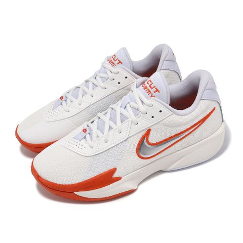 NIKE 耐吉 籃球鞋 Air Zoom G.T. Cut Academy EP 男鞋 白 橘 銀 氣墊 FB2598-101