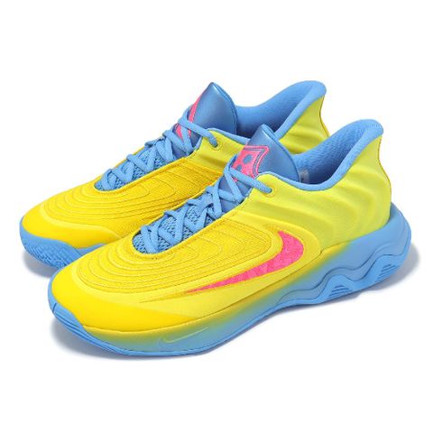 NIKE 耐吉 籃球鞋 Giannis Immortality 4 EP 男鞋 黃 藍 字母哥 子系列 FQ3681-700
