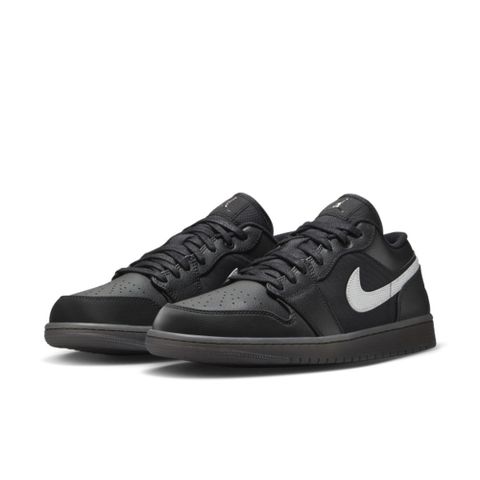 【NIKE】AIR JORDAN 1 LOW SE 男 籃球鞋 皮革 黑色-HV5968001