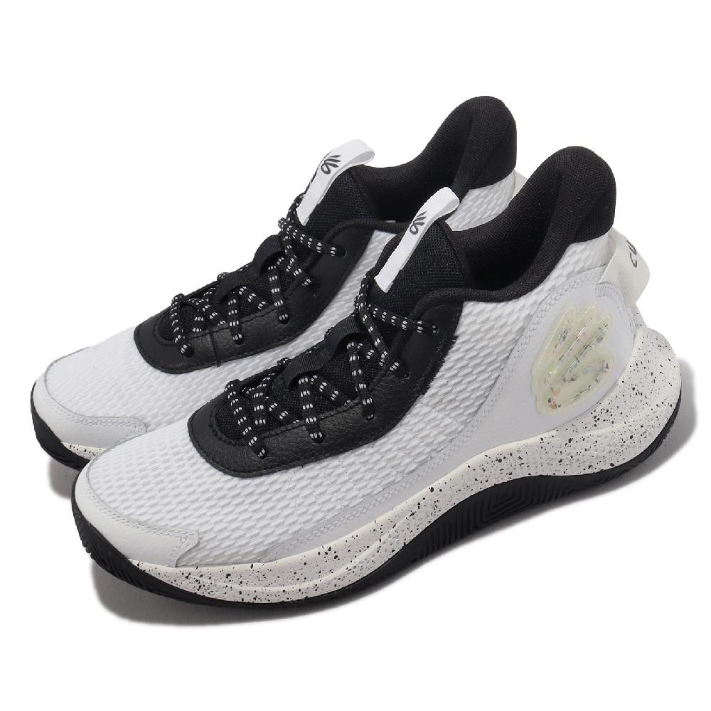 Under Armour 安德瑪 籃球鞋 Curry 3Z7 男鞋 白 黑 緩衝 中筒 子系列 運動鞋 UA  3026622101