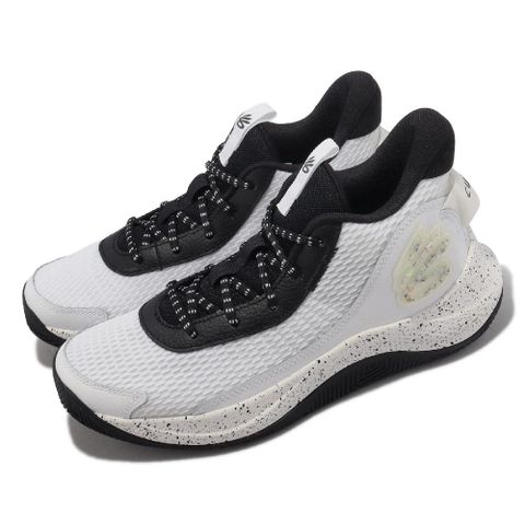 Under Armour 安德瑪 籃球鞋 Curry 3Z7 男鞋 白 黑 緩衝 中筒 子系列 運動鞋 UA 3026622101