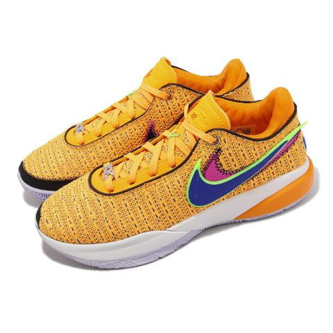NIKE 耐吉 籃球鞋 LeBron XX EP Laser Orange 男鞋 橘金 藍 氣墊 LBJ 詹姆斯 DJ5422-801