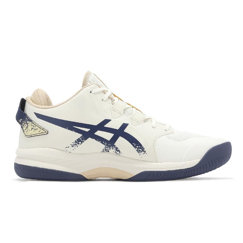 Asics 亞瑟士 籃球鞋 GEL-Fastblaze 男鞋 米白 藍 低筒 室外場 緩震 耐磨 1063A109100