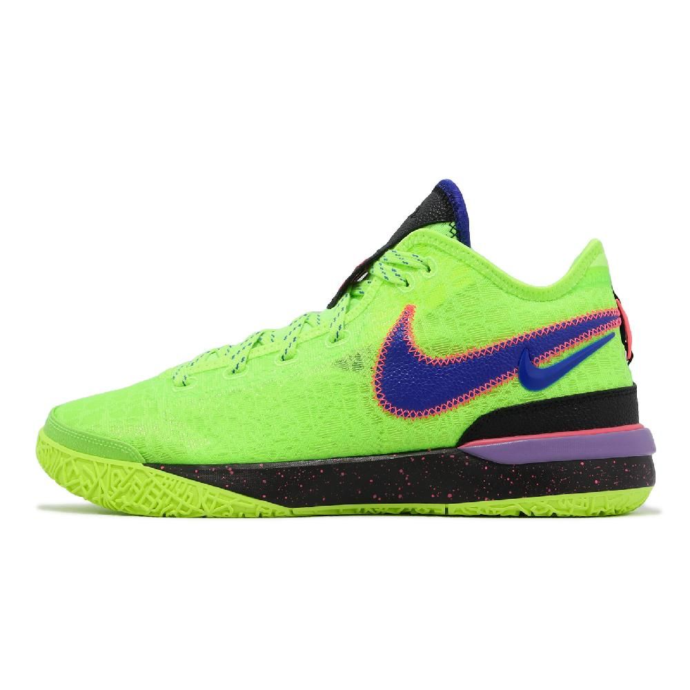 NIKE 耐吉籃球鞋Zoom LeBron NXXT Gen EP 男鞋螢光綠藍LBJ 氣墊
