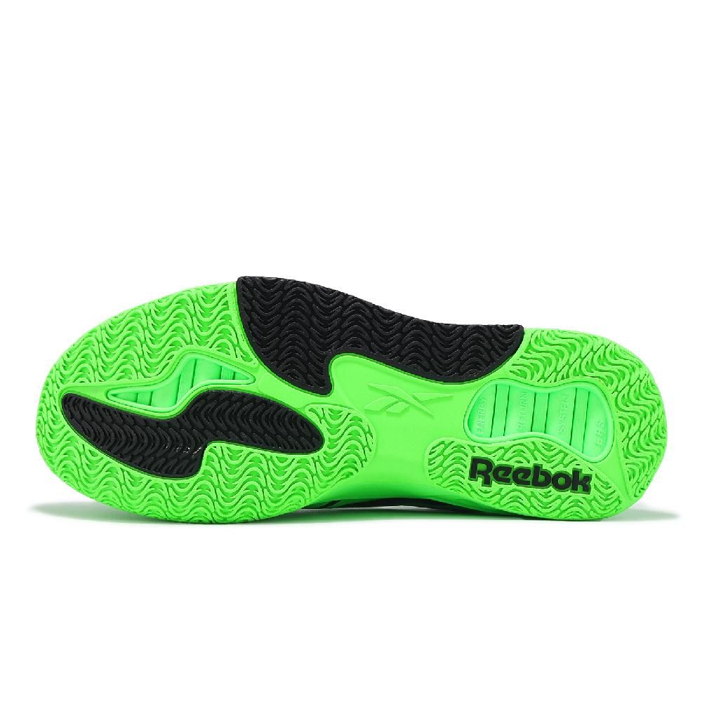 Reebok 籃球鞋 Engine A 男鞋 綠 黑 Solar Lime 支撐 緩衝 復古 運動鞋 100218464