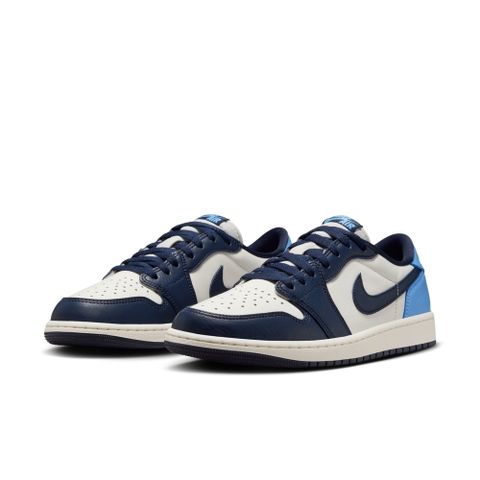 【NIKE】AIR JORDAN 1 RETRO LOW OG 男鞋 籃球鞋 白藍色-CZ0790400