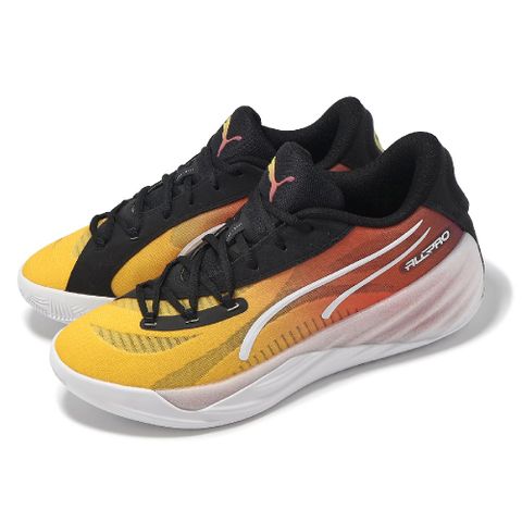 PUMA 彪馬 籃球鞋 All-Pro Nitro Showtime 男鞋 黃 黑 編織 緩震 支撐 運動鞋 30989001