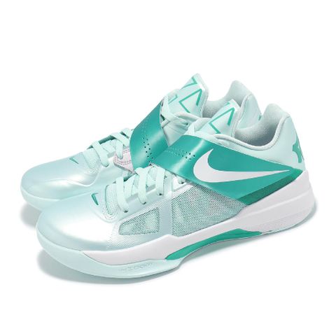 NIKE 耐吉 籃球鞋 Zoom KD IV 男鞋 湖水綠 四代 復刻 復活節 實戰 運動鞋 IB3550-300