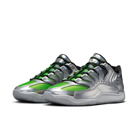 NIKE 耐吉 KD18 EYBL EP 男鞋 籃球鞋 金屬銀 綠-IF2518001