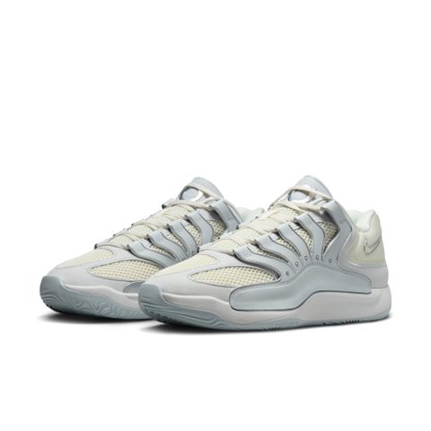 NIKE 耐吉 KD18 EP 男鞋 籃球鞋 白灰色 米白-HV1991001