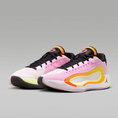 【NIKE】JORDAN LUKA 4 GONE PF 男鞋 籃球鞋 粉色 橘黃-IB7904600