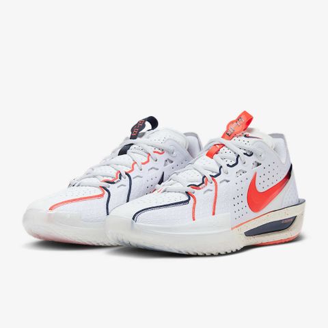 【NIKE】G.T. CUT 3 EP 男鞋 籃球鞋 白色 橘 黑-IB8870191