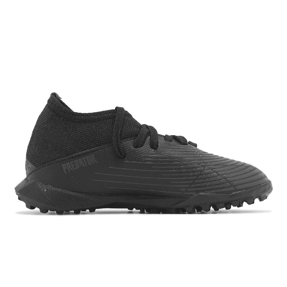 adidas 愛迪達 足球鞋 Predator Edge.3 TF J 中童 黑白 小朋友 人造草皮 運動鞋 GZ2895