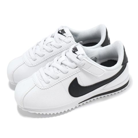 NIKE 耐吉 童鞋 Cortez Easyon PS 白 黑 中童 小朋友 阿甘鞋 休閒鞋 親子鞋 DM0951-108