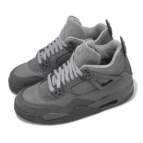 NIKE 耐吉 休閒鞋 Air Jordan 4 Retro SE GS 大童 女鞋 灰 Wet Cement 4代 HM8965-001