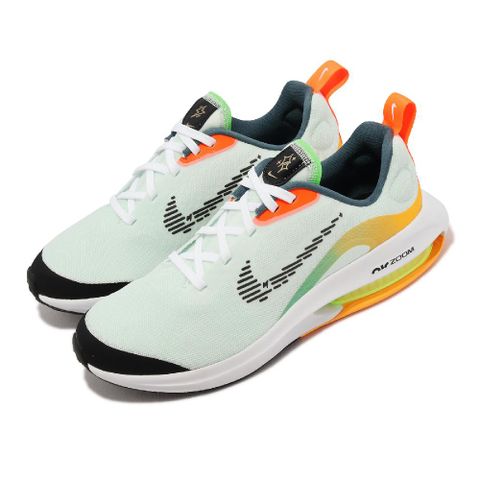 NIKE 耐吉 訓練鞋 Air Zoom Arcadia 2 GS 大童鞋 女鞋 氣墊 薄荷綠 黑 運動鞋 多功能 DX6067-301