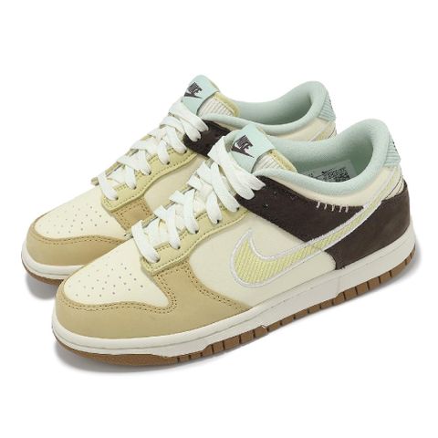 NIKE 耐吉 休閒鞋 Dunk Low GS 大童 女鞋 椰奶色 棕 燈芯絨 低筒 HQ3474-171