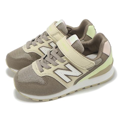 New Balance 紐巴倫 休閒鞋 996 大童 中童 寬楦 草菇 砂岩 小朋友 魔鬼氈 拼接 運動鞋 NB YV996PA3-W