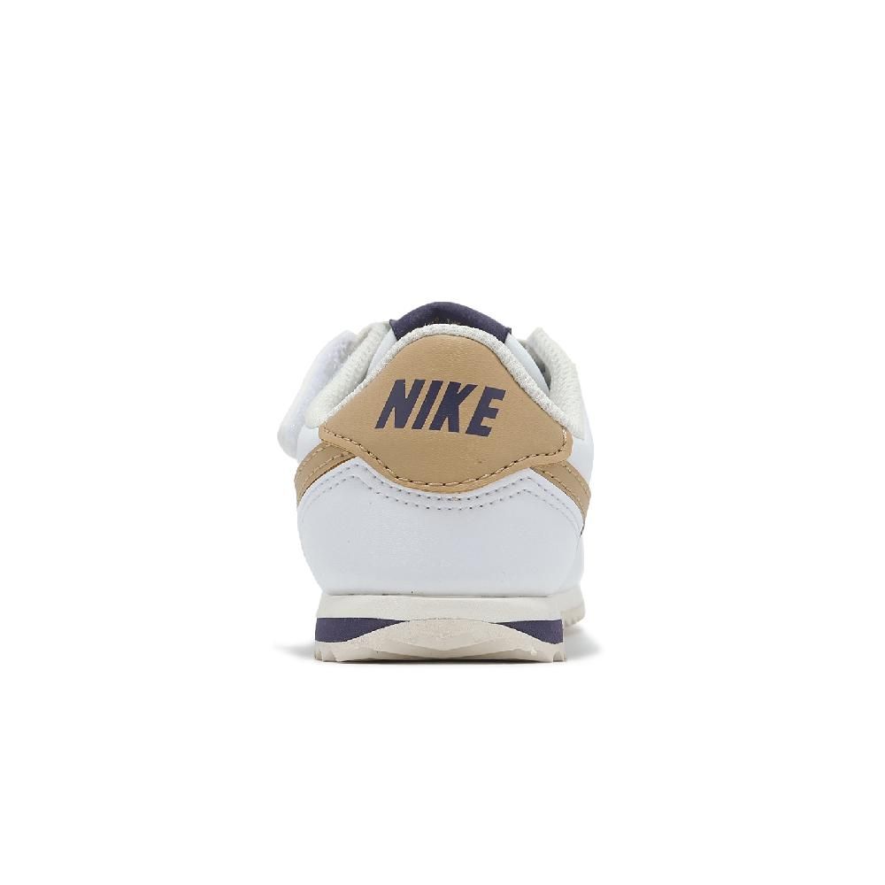 NIKE 耐吉 童鞋 Cortez Easyon PS 中童 白 奶茶色 阿甘鞋 親子鞋 魔鬼氈 休閒鞋 DM0951-109