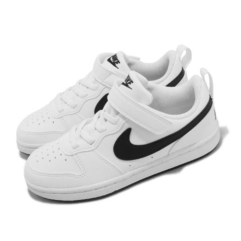 NIKE 耐吉 童鞋 Court Borough Low Recraft PS 中童 白 黑 魔鬼氈 小朋友 小白鞋 休閒鞋 DV5457-104