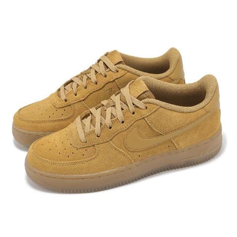 NIKE 耐吉 休閒鞋 Air Force 1 LV8 GS 大童 女鞋 小麥色 棕 AF1 經典 HQ7476-700